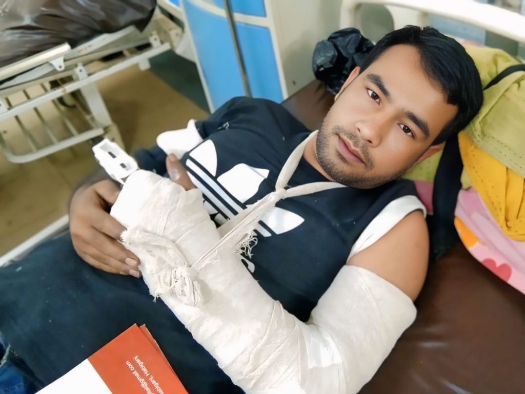 নবীগঞ্জে হামলায় আহত সাংবাদিক আলী হোসেন হাসপাতালে চিকিৎসাধীন