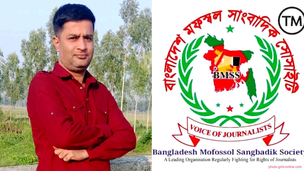 মানিকগঞ্জে সাংবাদিকের বাড়িতে হামলার পর ভাঙচুর হওয়া গেটের দৃশ্য